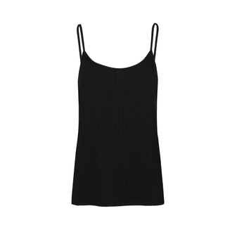 Ribbon Cami Top - Black
